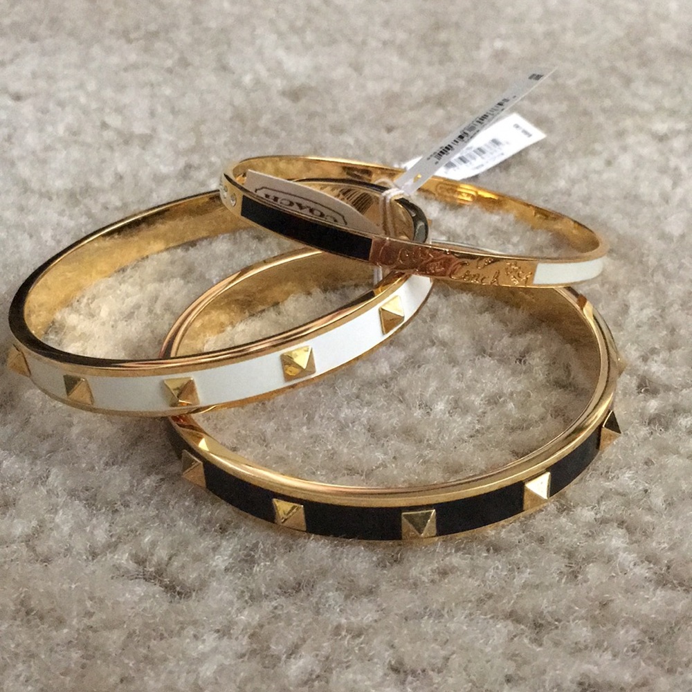 Coach Bangles one set of 3 Bangles